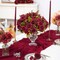 4 Packs Burgundy Artificial Peonies Silk Flowers Bouquet – Realistic Faux Peony Arrangement for Wedding Centerpieces, Halloween Decor, Home & Party Floral Decorations